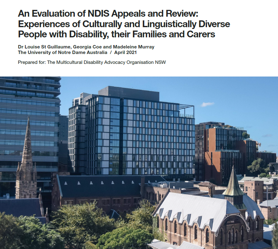 Latest Reports Launch- An Evaluation of NDIS Appeals and Review